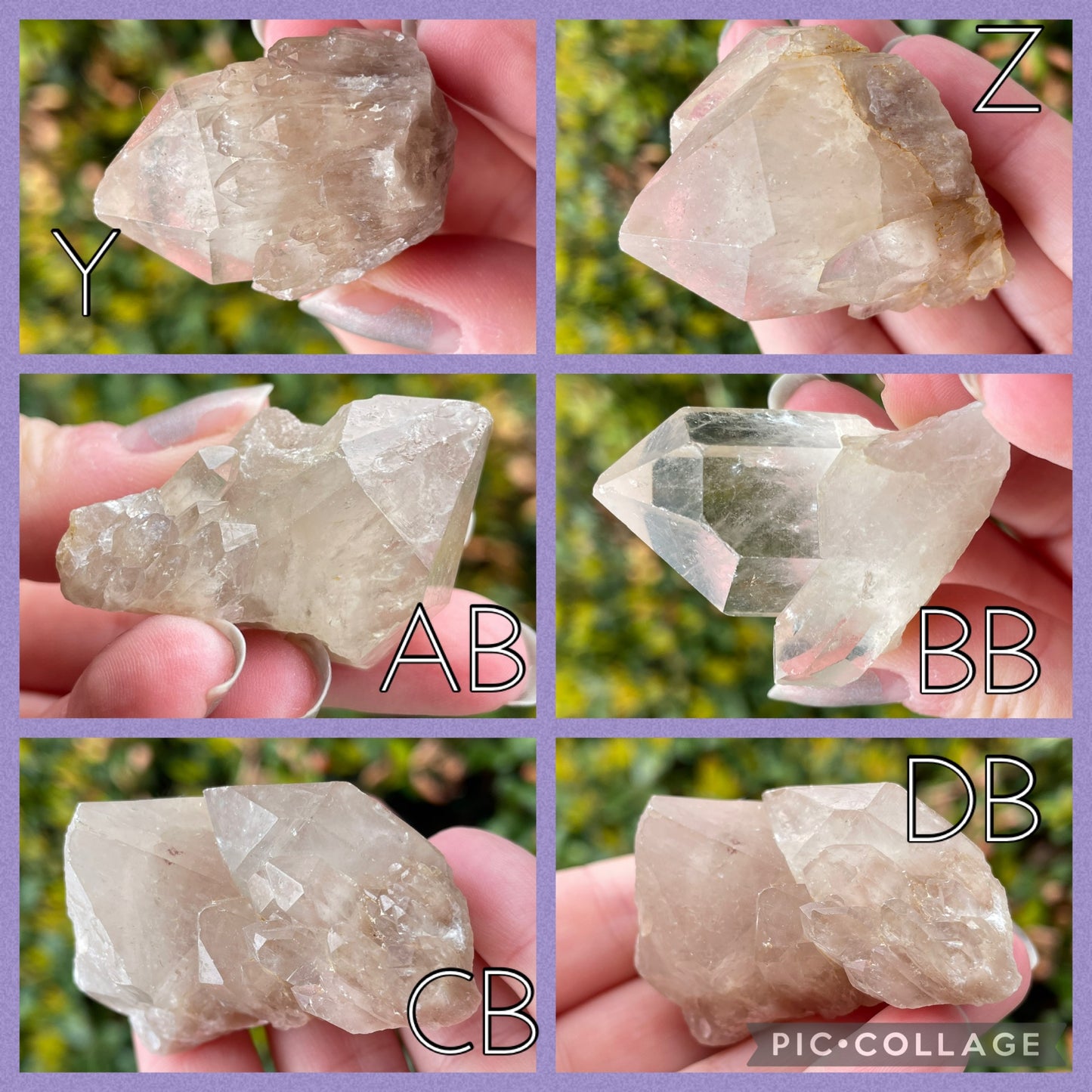 Smokey Quartz Crystal Clusters