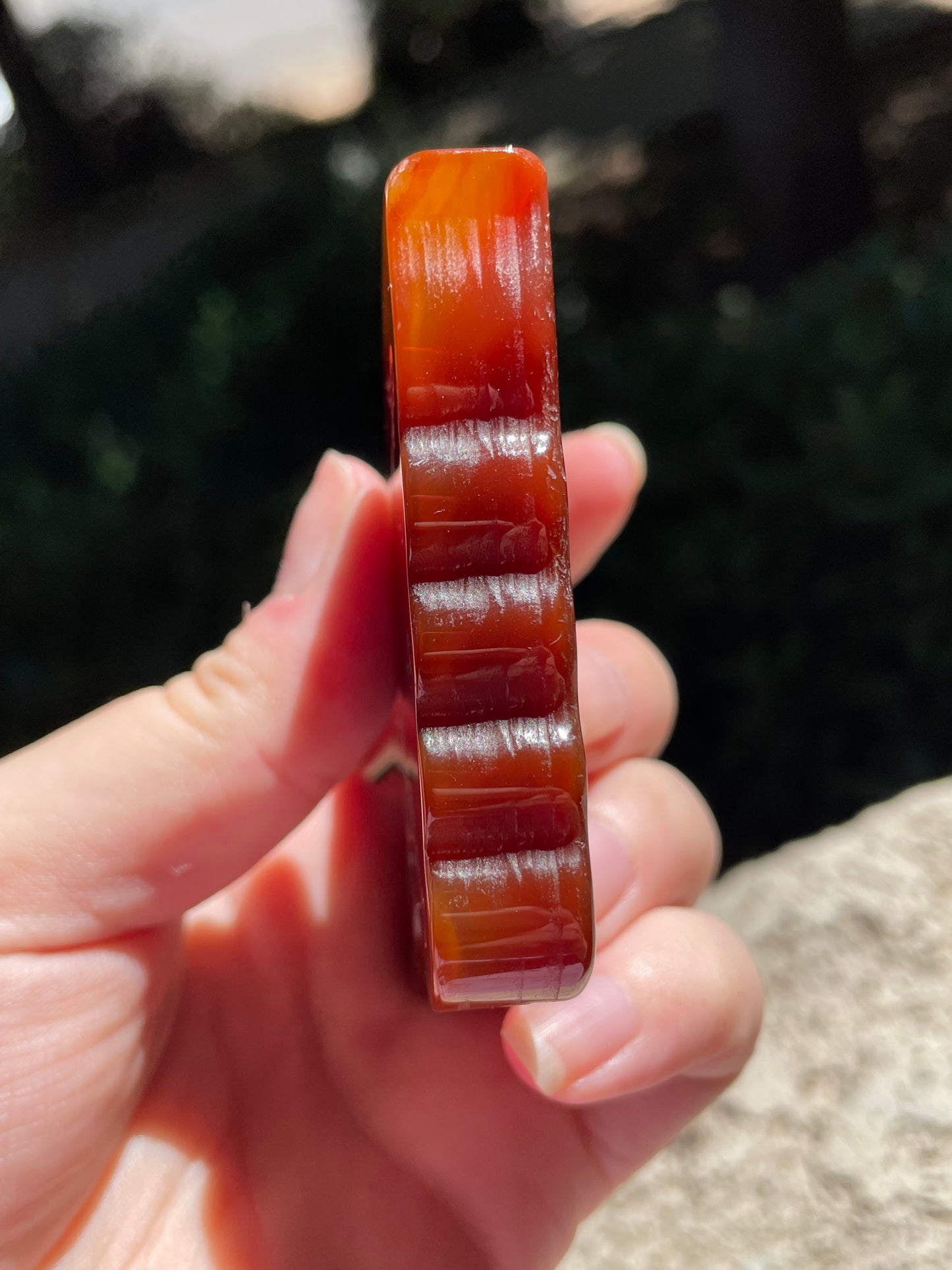 Carnelian Butterfly Carving