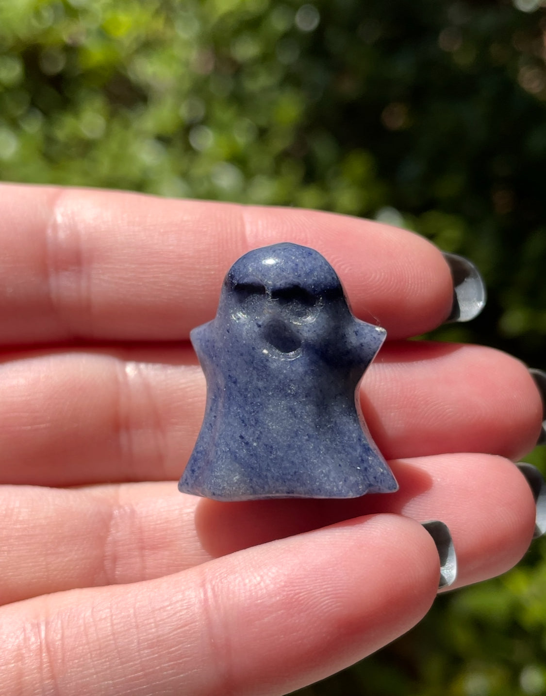 Small Blue Aventurine Ghosts