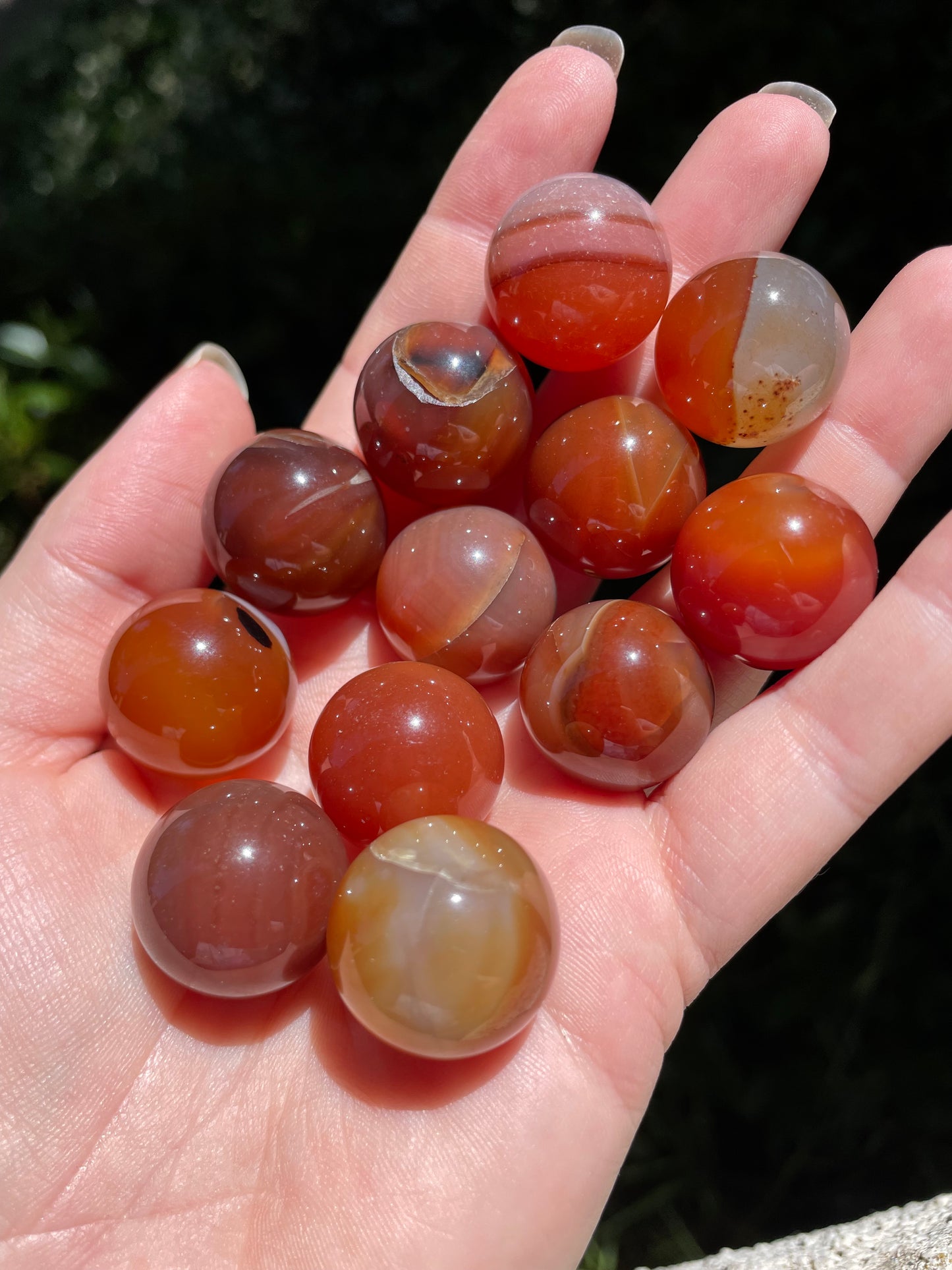 Carnelian Mini Spheres