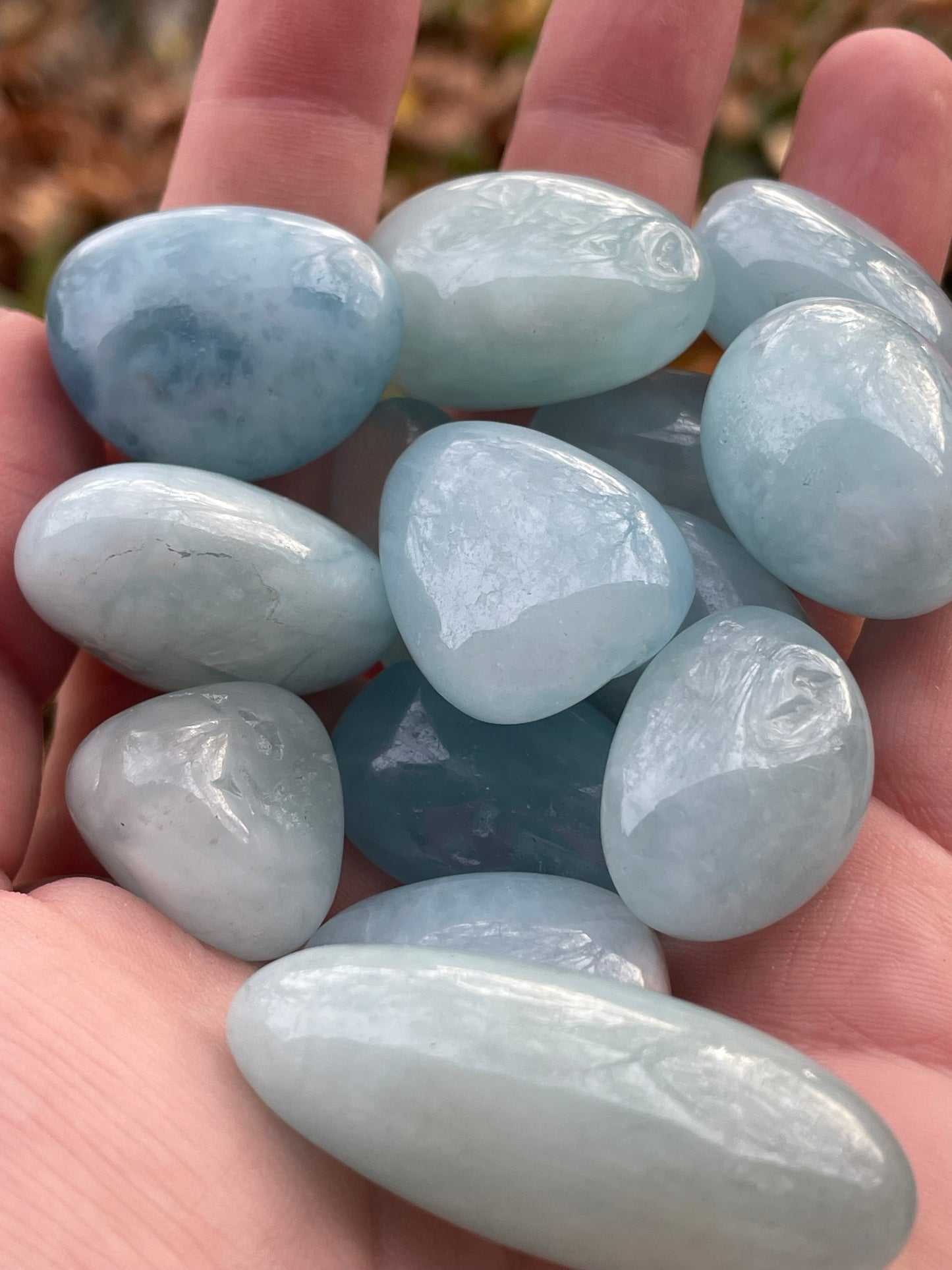 Aquamarine Crystal Tumbles