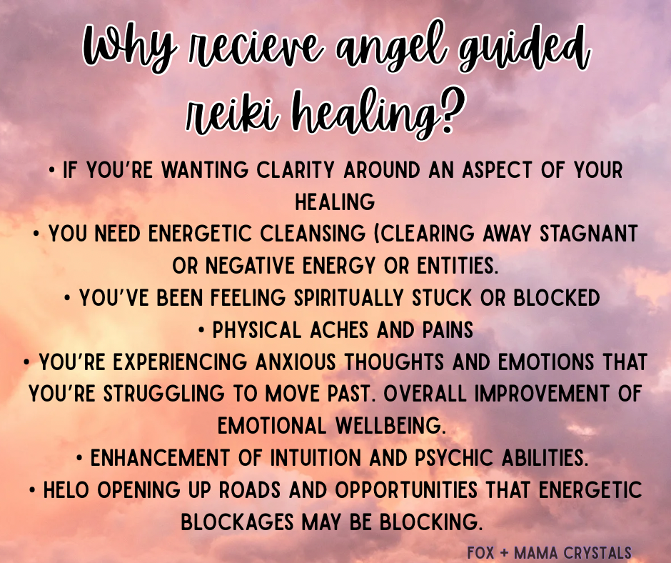 Remote Angel Guided Reiki Healing Session