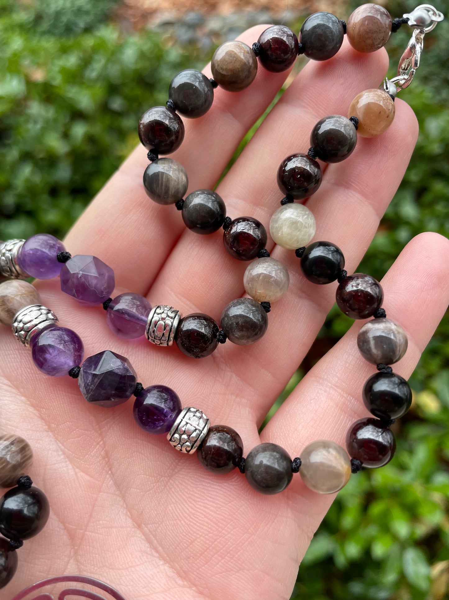 Hekate Devotional Crystal Talisman Necklace 🌙