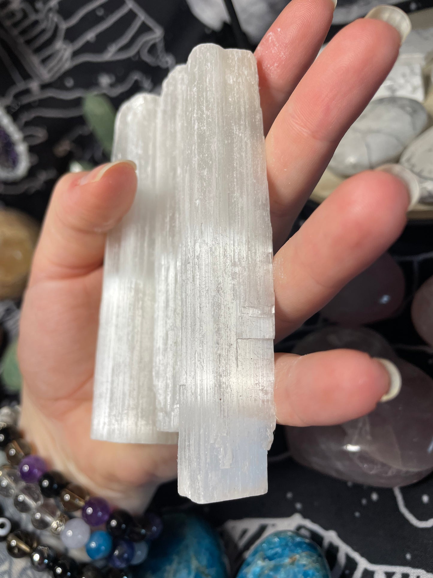 Satin Spar Selenite Sticks