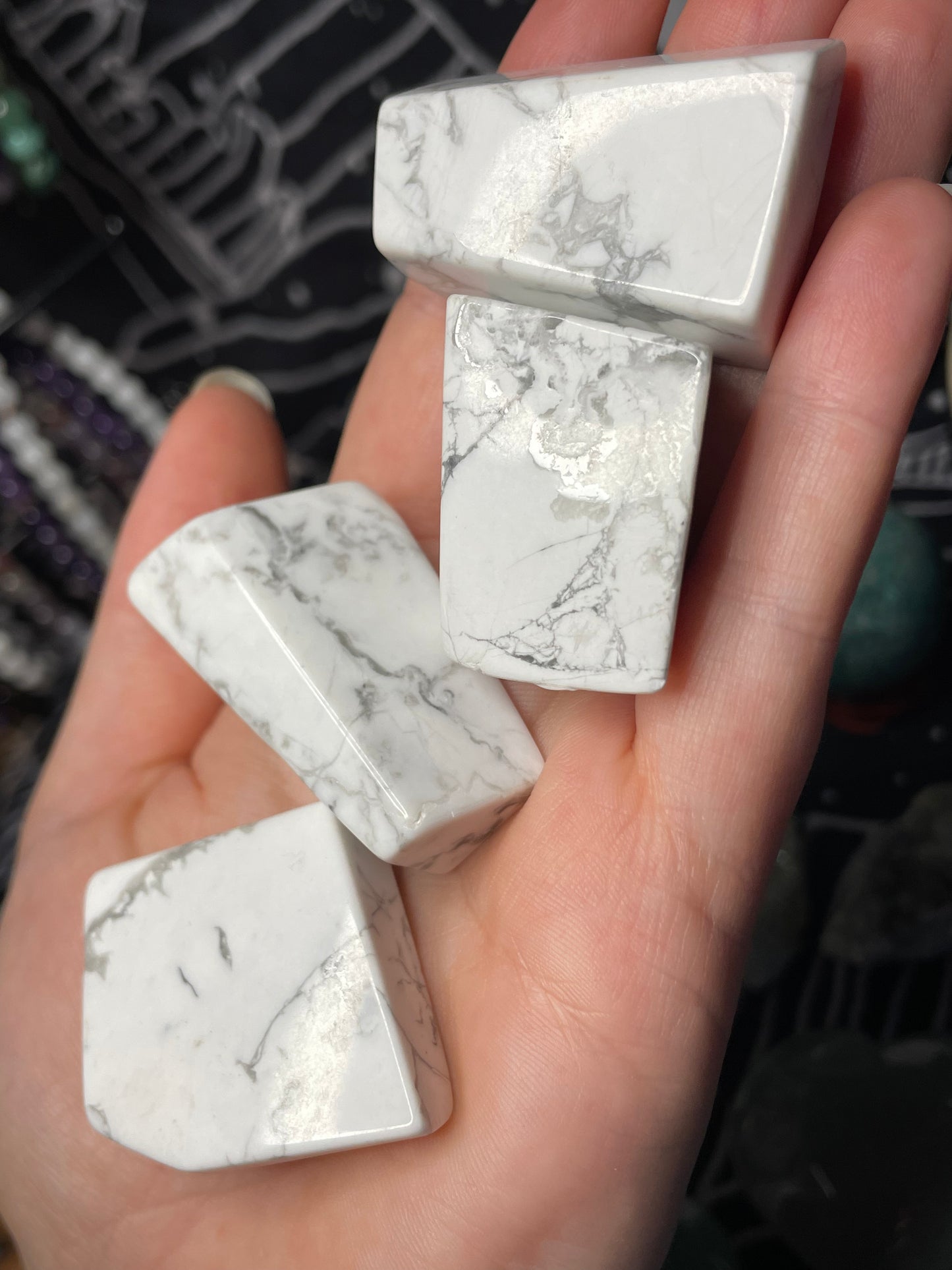 Howlite Polished Freeforms