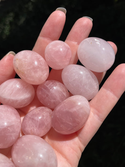 Rose Quartz Crystal Tumbles