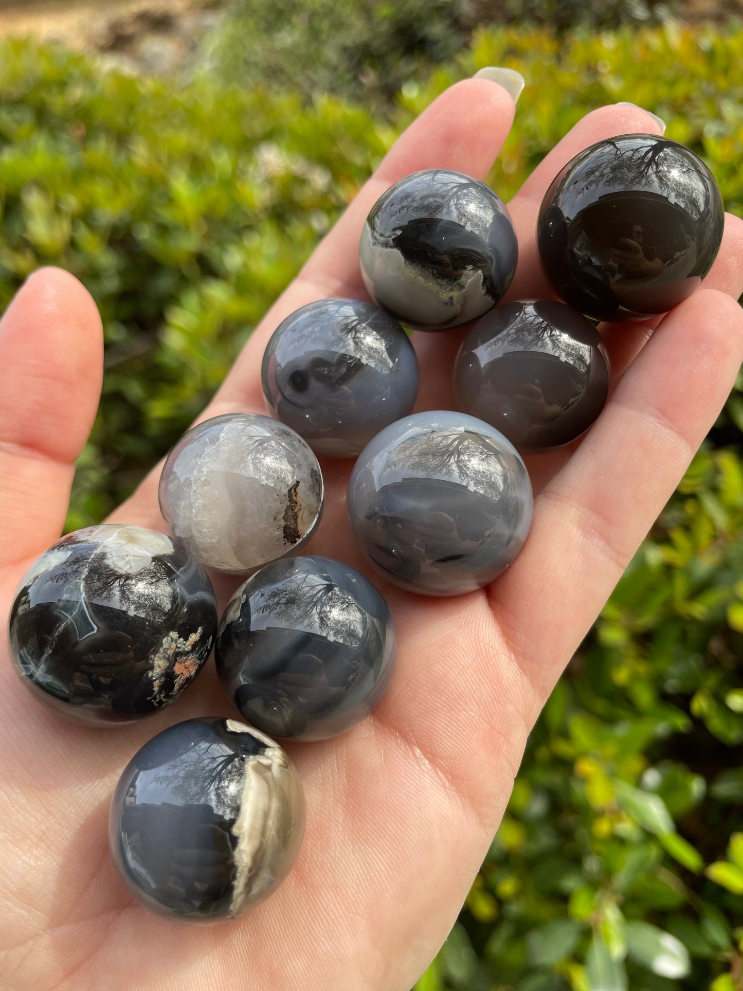 Volcano Agate 1” Spheres