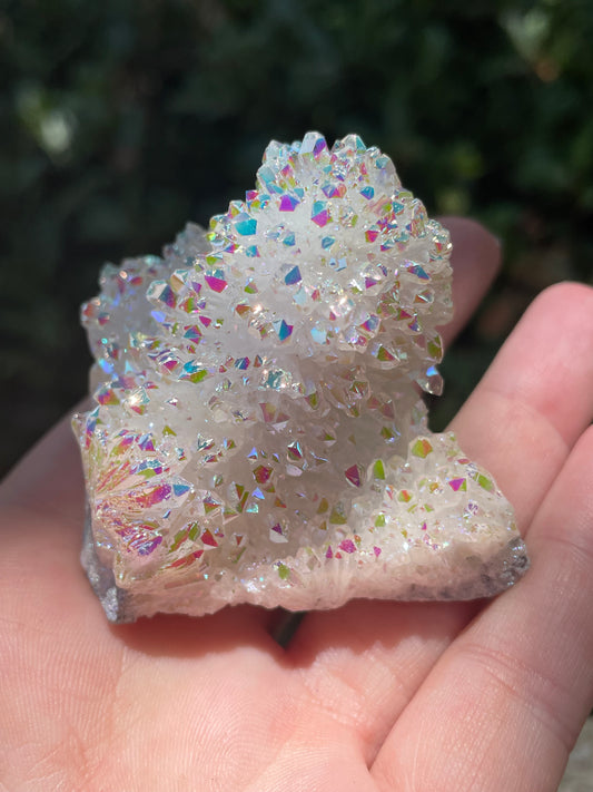Angel Aura Coated Quartz Crystal