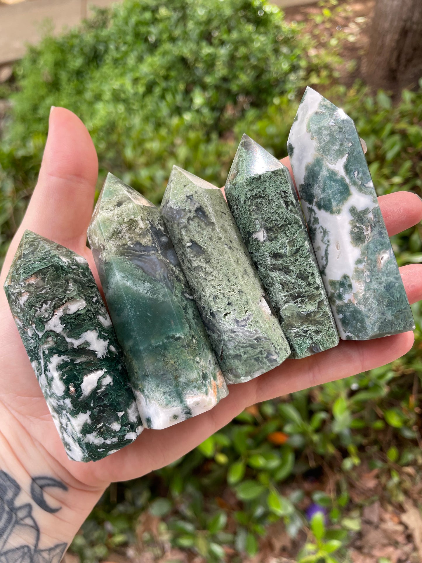Moss Agate Towers