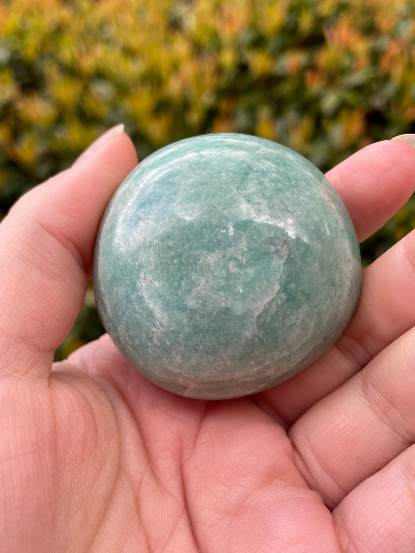 Amazonite Crystal Palm Stones