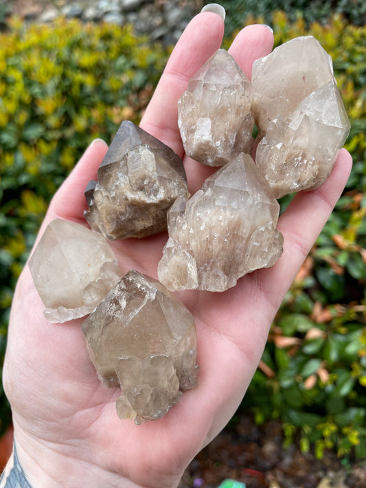 Smokey Quartz Crystal Clusters