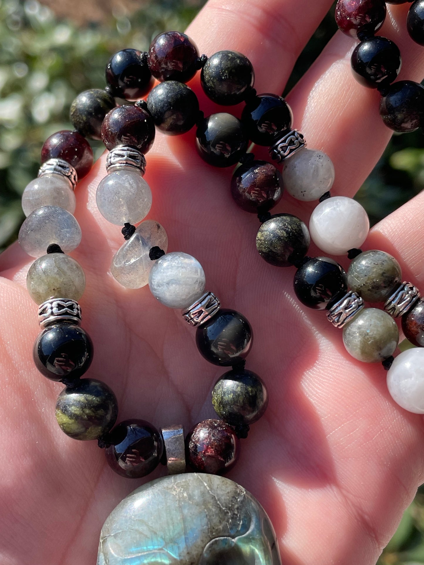 Transformation + Empowerment Crystal Skull Talisman Necklace