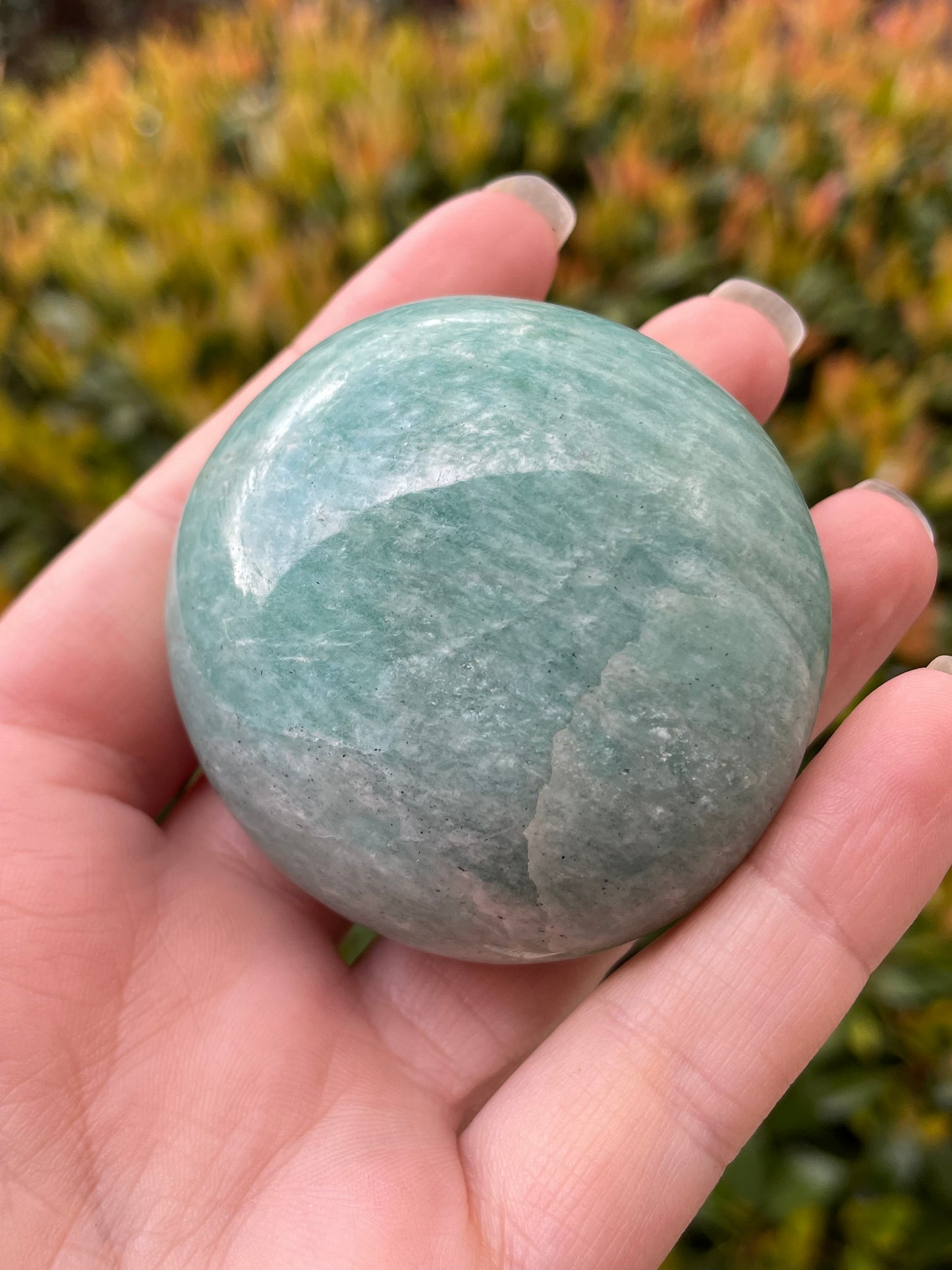 Amazonite Crystal Palm Stones